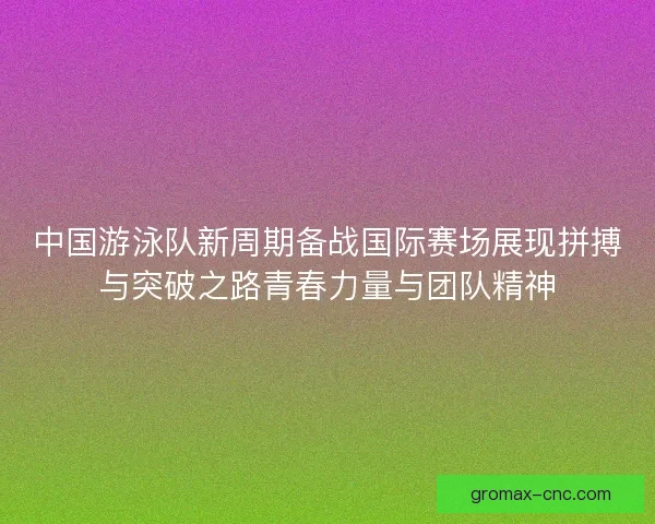 中国游泳队新周期备战国际赛场展现拼搏与突破之路青春力量与团队精神